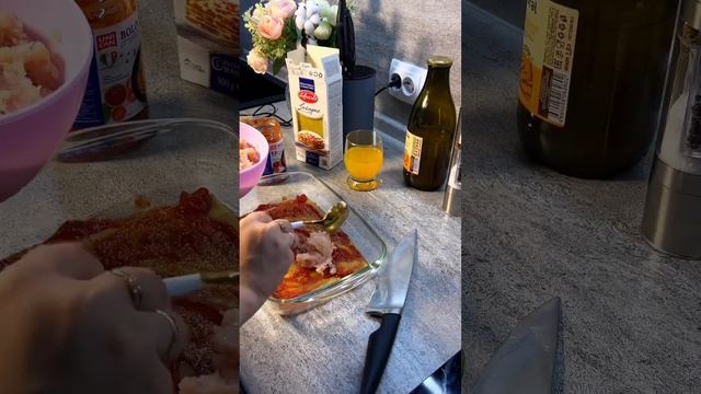 Диетическая лазанья . Без масла. Мясо индейки. #еда #рецепты #рецепт #лазанья#индейка#ужин#обед