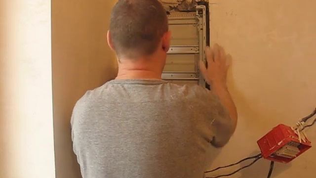Монтаж электро щитка/часть1