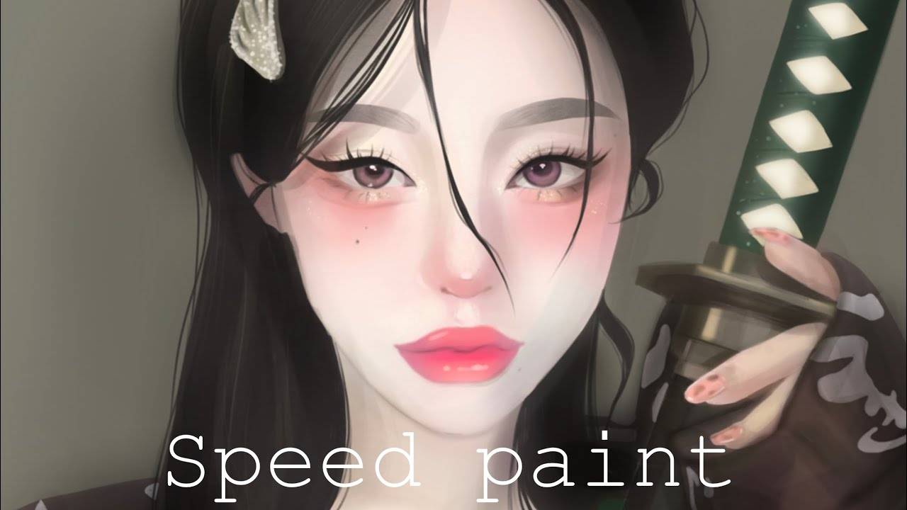 Арт японской девушки | thirteen_art смотреть онлайн