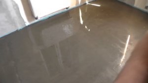 Стяжка тёплого пола , часть 2  практика