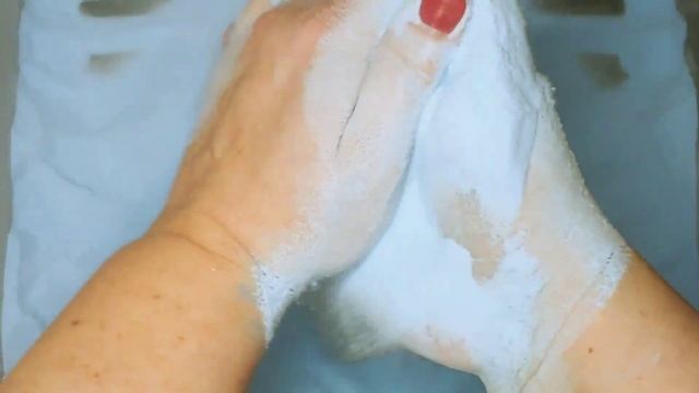 💙 Blue 💙 ☆ ASMR ☆ Super  Crunchy ☆ Baking Soda Crumble CRUSH Oddly Satisfying Sleep Aid | АСМР сода