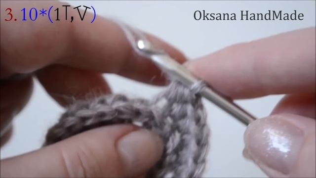 Шапка крючком. Разные способы ношения. Crochet hat pattern