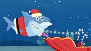 Santa Shark  - английская рождественская песня для детей