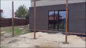 Забетонировал столбы для беседки в посёлке Стругацкий .