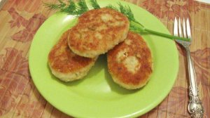 Куриные котлеты с манной крупой и зеленью
