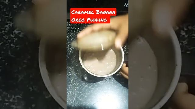 Caramel Banana Oreo Pudding | Oreo Cookies For Children | Oreo Biscuit #youtubeshorts #oreo #anjali