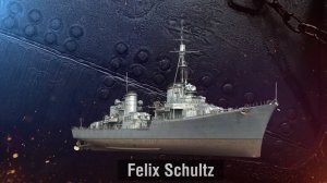 Эсминец F. Schultz. Бой со стрима.