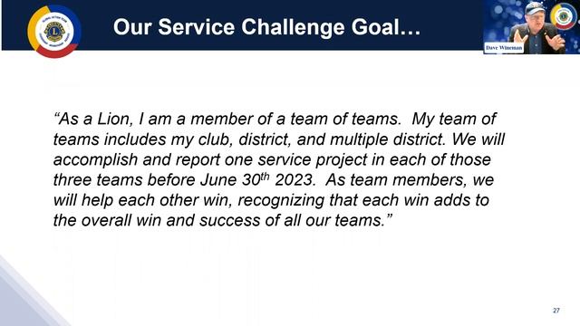 The Grand Slam of Service ||LCI Important Information || LCI Global Action Team