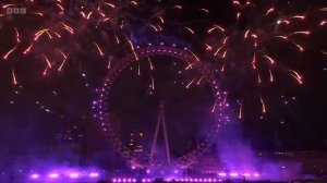 Happy New Year! 🎆 _ London Fireworks 2025 🔴 - BBC