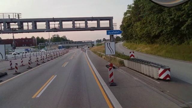 Гамбург Германия 🇩🇪 автобан '7' смотреть онлайн