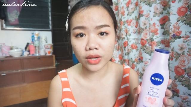 โลชั่นผิวขาวกระจ่างใส ฉ่ำเด้ง NIVEA Dewy Sakura White Lotion ♡ Valentine.