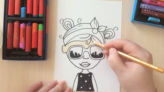 Как нарисовать девочку. Урок рисования для детей. Рисуем девочку