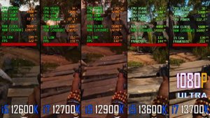 i5 13600K vs i7 13700K vs i5 12600K vs i7 12700K vs i9 12900K || 12TH GEN. vs 13TH GEN. ||