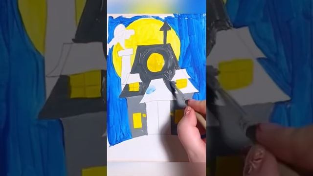 Рисунок на Хеллоуин #helloween #art #рисуемвместе #drawing #artist #рисование #draw смотреть онлайн