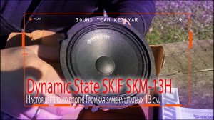 Настоящее зло во плоти! Громкая замена штатных 13 см. Dynamic State SKIF SKM-13H