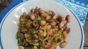 Быстрый гарнир из фасоли