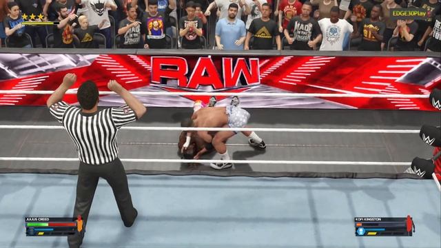 WWE2K24 JULIUS CREED VS KOFI KINGSTON смотреть онлайн