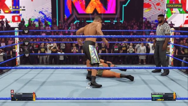 WWE2K24 RIDGE HOLLAND VS GRAYSON WALLER смотреть онлайн