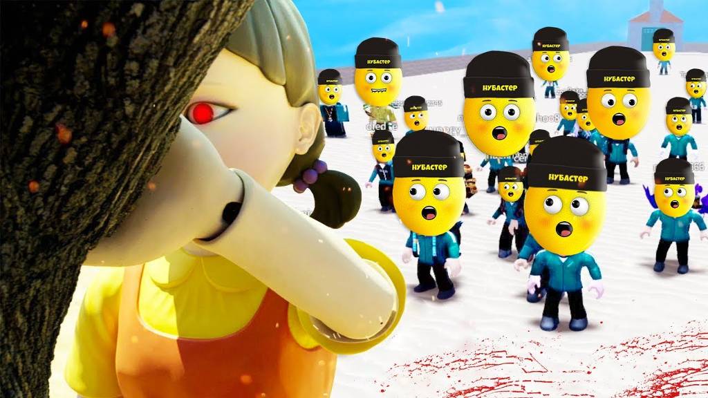 НОВАЯ ИГРА В КАЛЬМАРА в ROBLOX! - НУБАСТЕР