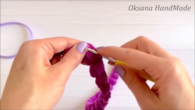 Crochet Tulip Headband. Easy Tutorial for Beginner.