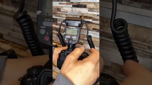 Биполярная вспышка Yongnuo YN24ex+гибкий кронштейн