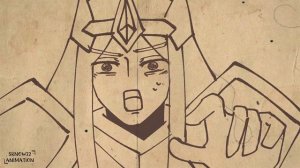 [Cookie run kingdom] Dark Cacao cookie & Pure Vanilla cookie(Not ship)Heartbroken  Animation Day 9