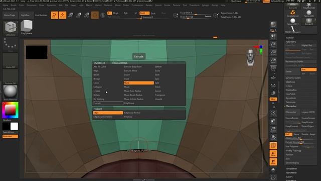 Создание доспехов в Zbrush Part 2