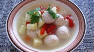 Суп с фрикадельками