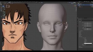 Anime Character Sculpting Blender 3d