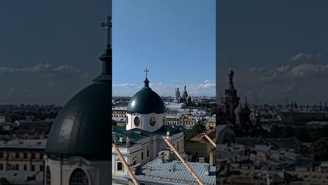 Вид на Петербург с Думской башни на Невском проспекте. #безкомментариев #панорама #город #питер
