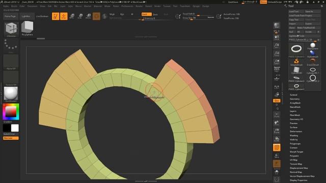 Zbrush en 5 min #54 Simetria radial en Zmodeler