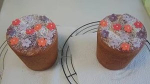 Пасхальные куличи с маком