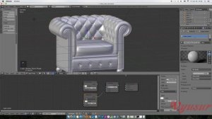 Chesterfield Club Chair texturing