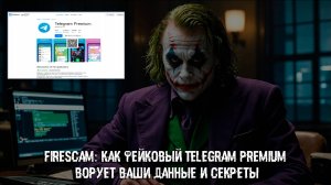 FireScam: как фейковый Telegram Premium ворует ваши данные и секреты