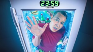 Сижу в ХОЛОДИЛЬНИКЕ 24 ЧАСА?!