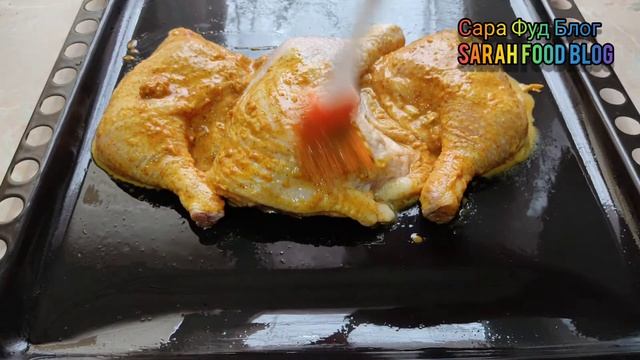 Запечëнная курица с картофелем нежная и сочная/Baked chicken with potatoes tender and juicy