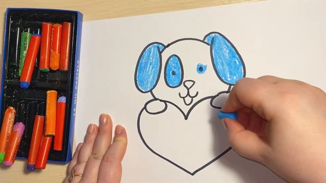 Как нарисовать собачку - рисование для детей смотреть онлайн