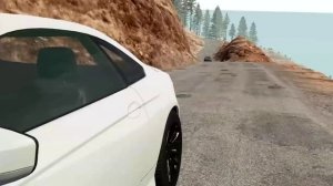 Краш-тест машины Toyota в игре BeamNG.drive #Toyota # BeamNG