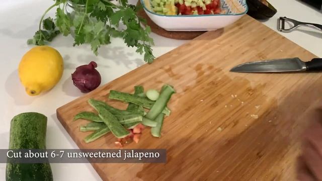 Easy Best Guacamole | Chunky Avocado Salsa | Paleo, Gluten-free, Dairy-free, Sugar-free | 5 min onl