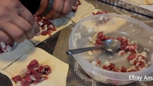 Самса с рубленым мясом/Samsa with meat