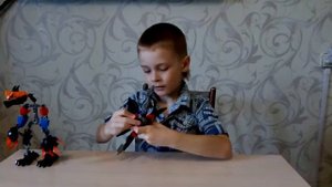 Сборка роботов из наборов Lego BIONICLE