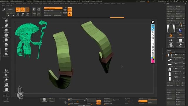 [4 Моделирование] 03 Техника извлечения ZModeler