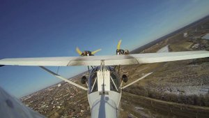 Че-22 Корвет - Ока, водохранилище и рыбаки на льду 28.02.2014