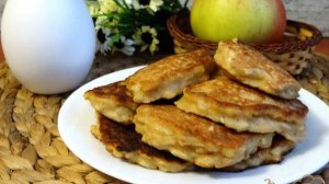 Яблочные оладьи