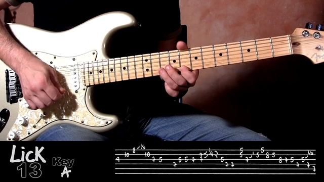 Andy's Lab - Daily Blues Licks #13 - Guitar Lesson