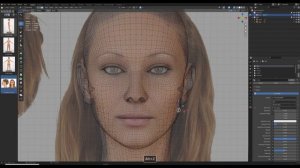 Female Morphing Head in Blender 3d