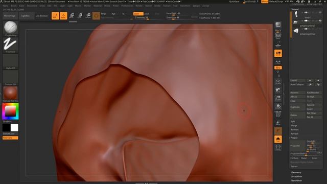 Splitting Up Your Model in ZBrush