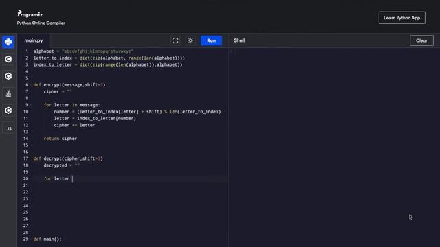 Python Caesar Final Computer Security