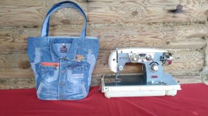DIY Bag Jeans Fantasy  Сумка из детской джинсовой курточки полный МК и выкройка Джинсовая Фантазия