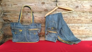 DIY Bag Jeans Fantasy Джинсовая сумка своими руками полный МК и выкройка Джинсовая Фантазия Handmade